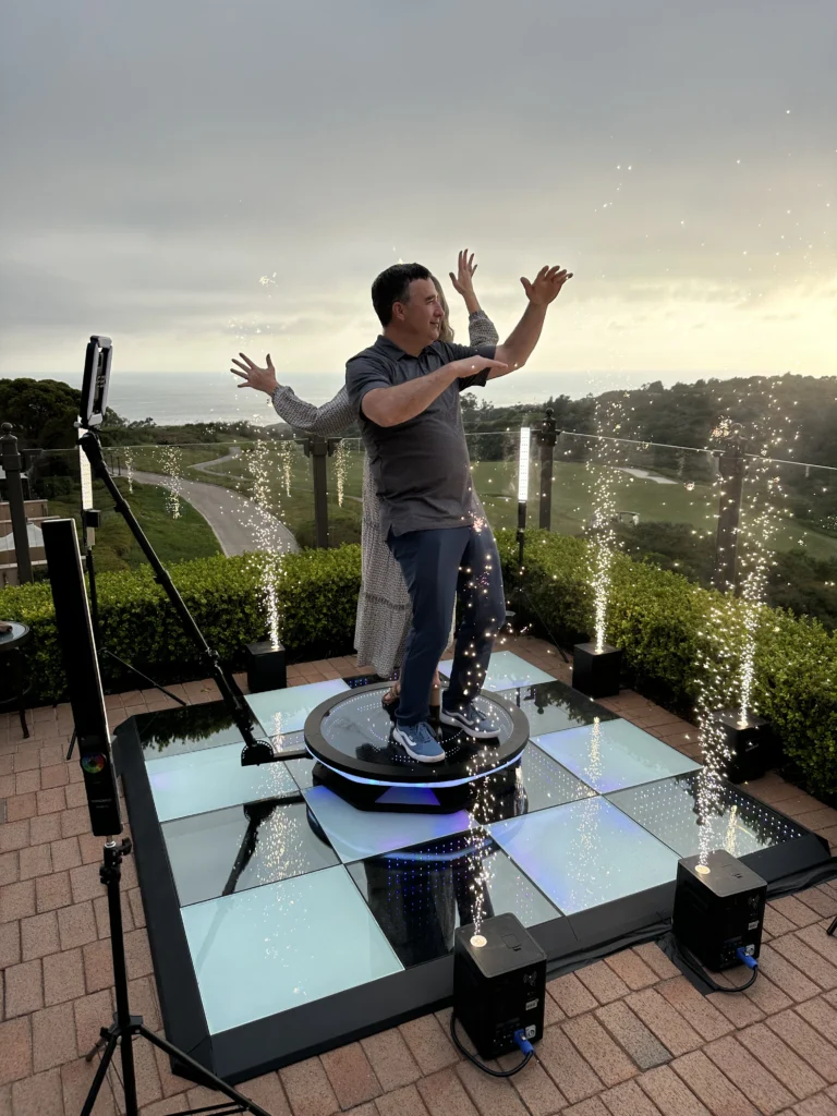 360 booth setup at corporate event by GC Event Studio.