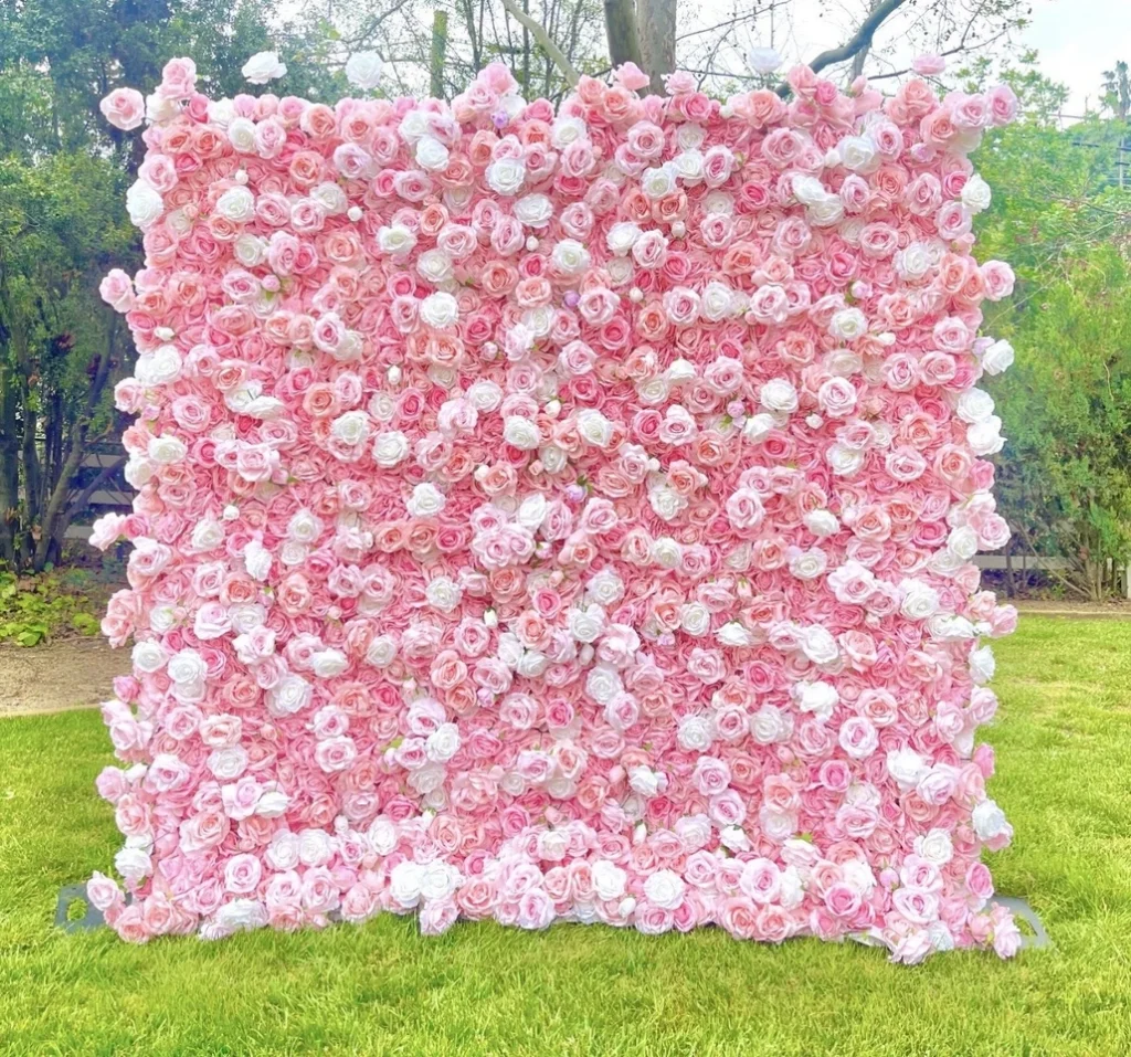 Blooming flowers background Photo Booth.