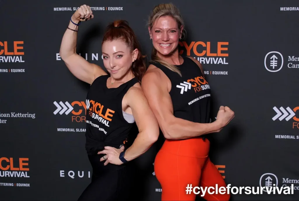 Fitness challenge at a corporate wellness event.