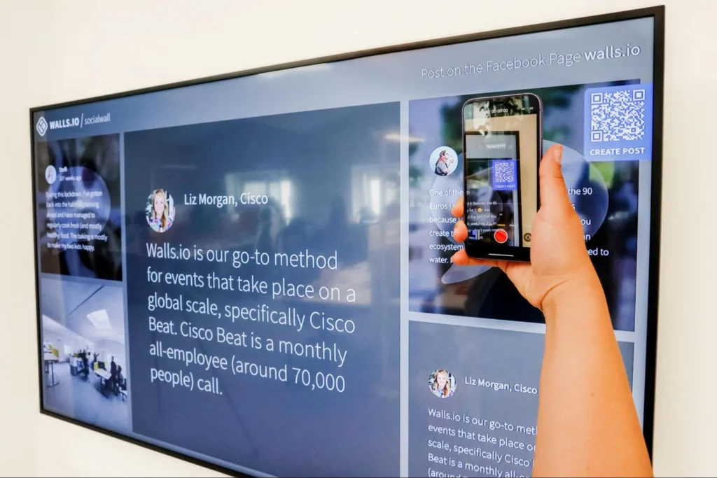 Interactive Social Media Walls