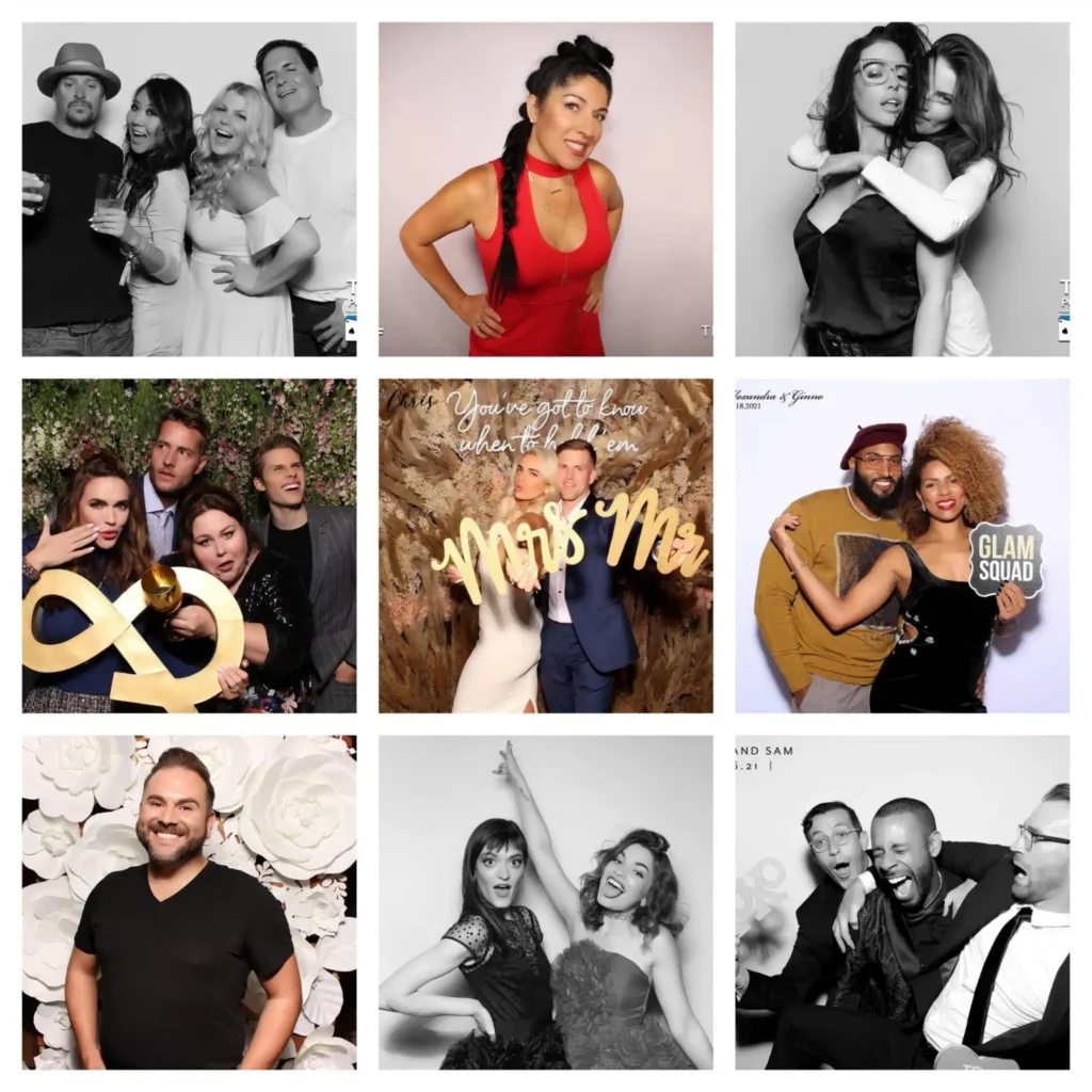 Selfie Stations with Glam Filters