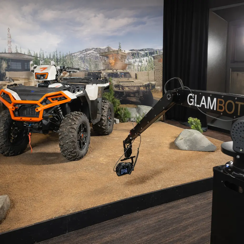 Glambot Setup GC Event Studio Brand Activation